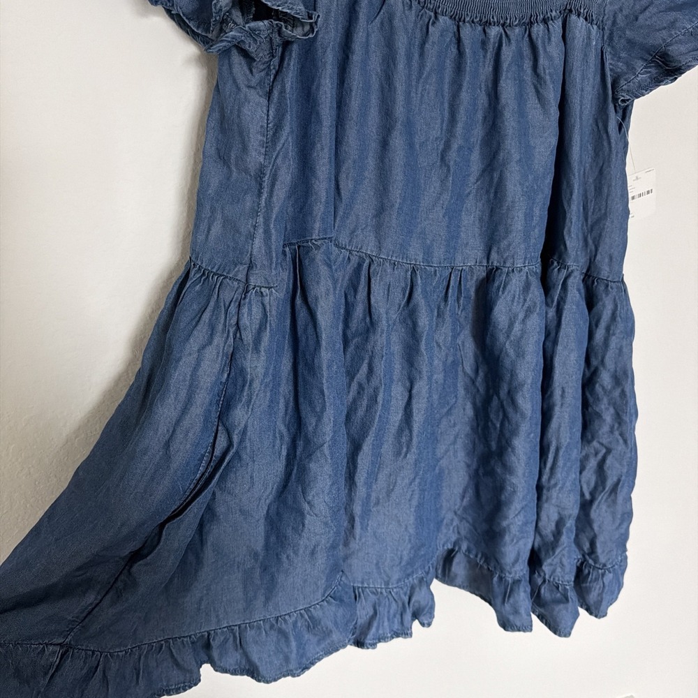 NWT Free People Sadie Denim Tunic Size XL Dress - True Blue - Picture 6 of 8